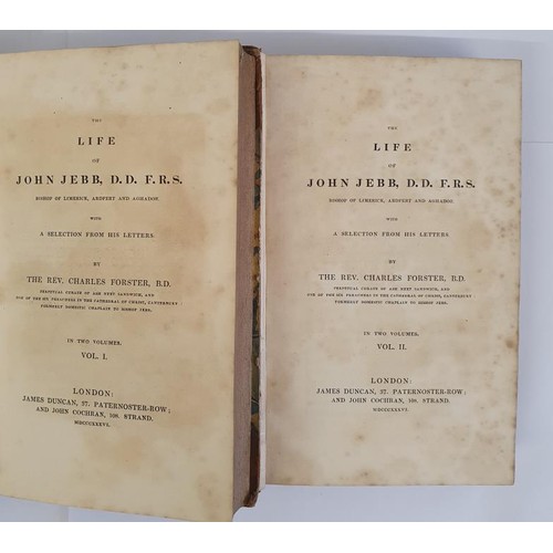 186 - THE LIFE OF JOHN JEBB, Bishop of Limerick, Ardfert and Aghadoe, with a selection of his letters by R... 