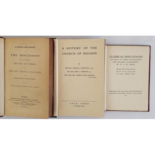 188 - Authenticated Report of the Discussion which took place between the Rev T D Gregg and the Rev Thomas... 