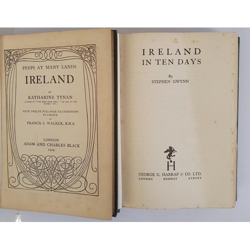 191 - PEEPS AT MANY LANDS IRELAND by Katharine Tynan and published by A & C Black 1909 1st edn; IRELAN... 