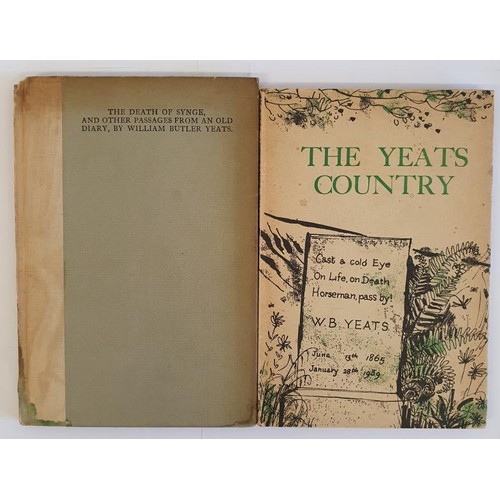 199 - The Death of Synge and other passages from an old diary by W B Yeats ,published by Cuala Press 1928 ... 