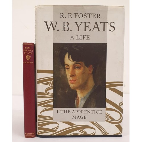 208 - Nine one-act Plays by W B Yeats, published McMillan London 1937 1st edition; W B Yeats A Life by R F... 