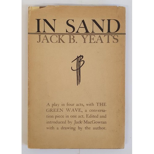 213 - In Sand by Jack B Yeats , published by Dolman Press 1964, a 1st edn with dustjacket