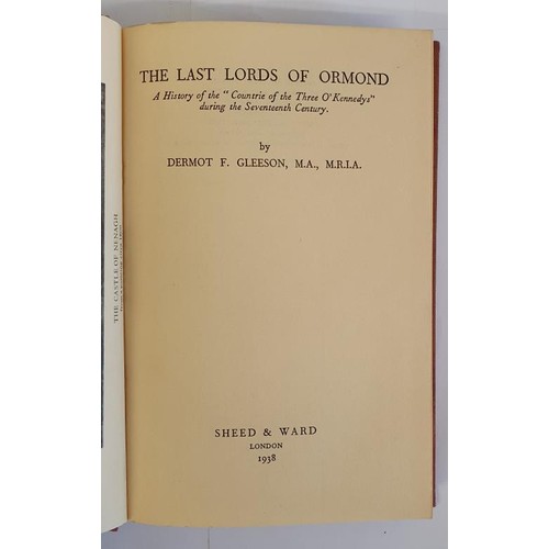 250 - Dermot Gleeson The Last Lords of Ormond, London 1938