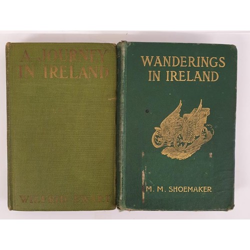 256 - A JOURNEY IN IRELAND by Wilfrid Ewart, published by Appleton NY 1922; WANDERINGS IN IRELAND by M M S... 