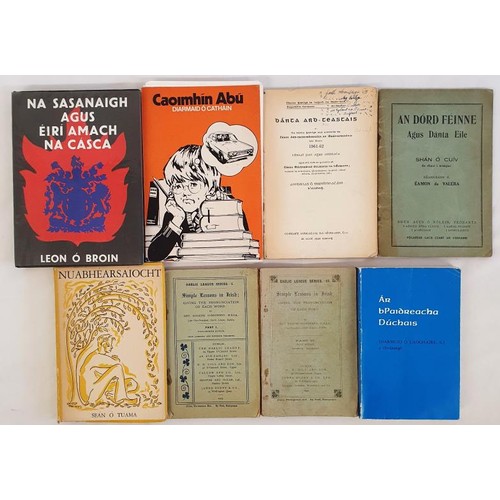 276 - Irish Language: Na Sasanaigh agus éirí Amach Na Cásca by Leon Ó Broin; A... 