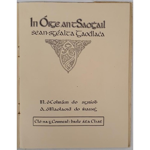 277 - In Oige an tSaoghail, Sean-Sgealta Gaodhlacha. Micheal O’Colmain do sgriobh. Abuistín O... 