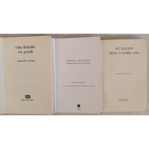 282 - Mainchin Seoighe, Cois Maighe na gCaor, céad cló 1965. O Maolcathaigh, An Gleann agus ... 