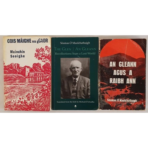 282 - Mainchin Seoighe, Cois Maighe na gCaor, céad cló 1965. O Maolcathaigh, An Gleann agus ... 