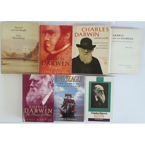 289 - Charles Darwin: Charles Darwin Voyaging, 1995 1st Ed. HB DJ; Charles Darwin The Power of Place,2002 ... 