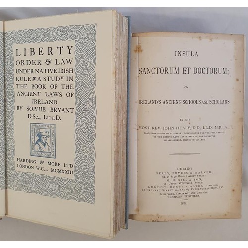 295 - [limited edition on The Brehon laws] Liberty, order & law under native Irish rule; a study in th... 