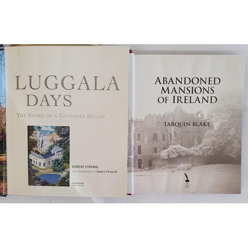 296 - Irish; Abondoned Mansions of Ireland by Tarquin Blake, 2010; Luggala Days-the story of a Guinness Ho... 