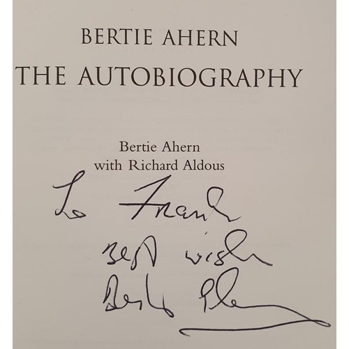 316 - All Signed Books: Bertie Ahearn The Autobiography; Always Me Dickie Rock plus 4 others (6)