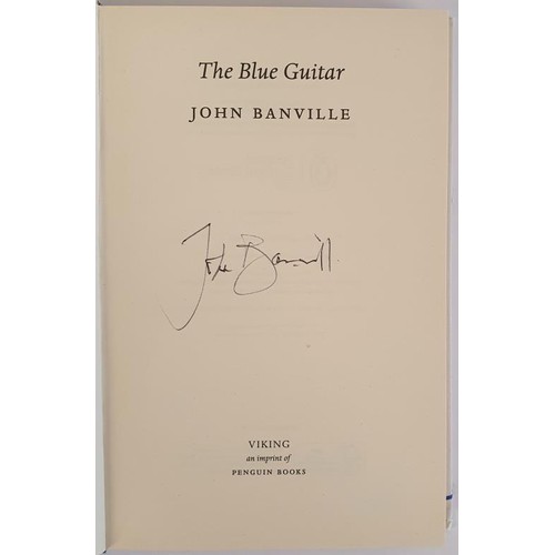 321 - John Banville; The Blue Guitar, Signed first edition, first print HB. Viking 2015