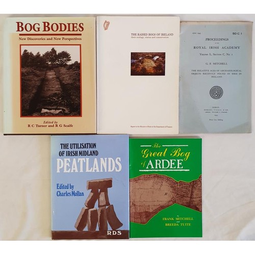 336 - Bog Bodies, folio, 1995, dj. Mollan, The Utilisation of the Irish Midland Peatlands, RDS, 1989, foli... 