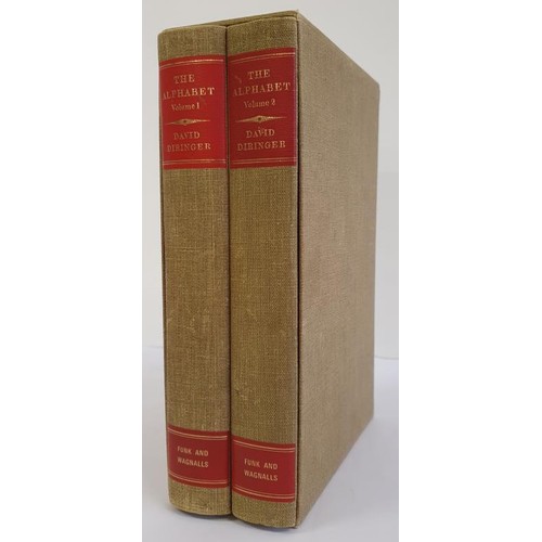 349 - The Alphabet : a Key to the History of Mankind : 2 volumes Diringer, David (1900-1975) Published by ... 