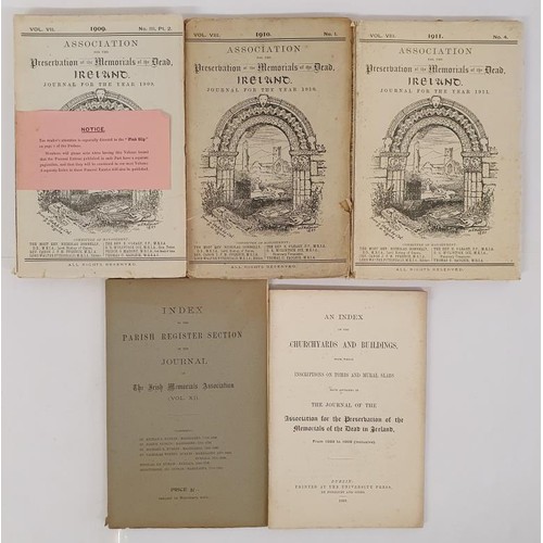 361 - Scarce illustrated journals of The Association for the Preservation of the Memorials of the Dead- Ir... 