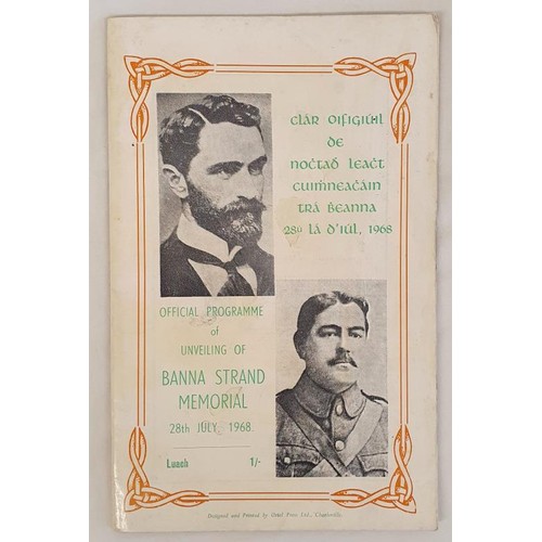 365 - [Roger Casement] Official Programme of Unveiling of Banna Strand Memorial 28th July 1968. Oriel Pres... 