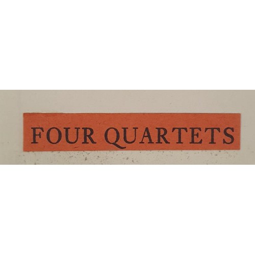 392 - The Four Quartets. ELIOT, T.S. Published by The Folio Society, London., 1968. In Publishers Slip Cas... 