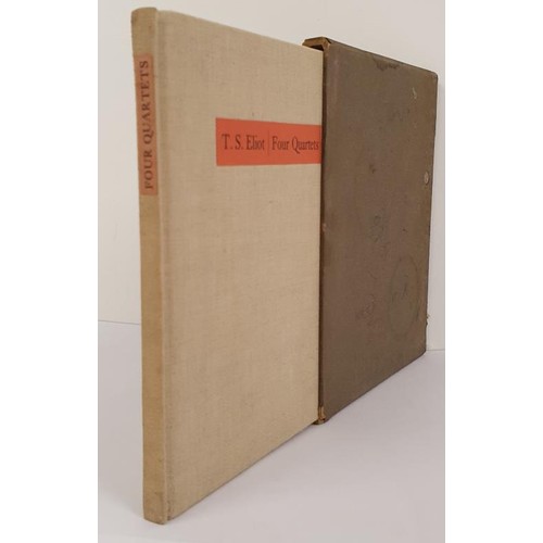 392 - The Four Quartets. ELIOT, T.S. Published by The Folio Society, London., 1968. In Publishers Slip Cas... 