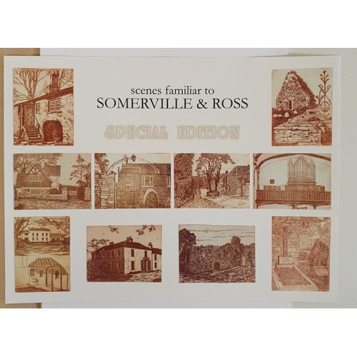 398 - Somerville & Ross - Portfolio of ten (10) original, large Etchings by John Verling Schull Books,... 