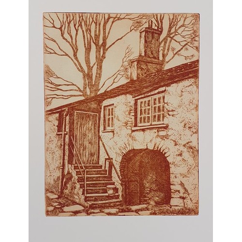 398 - Somerville & Ross - Portfolio of ten (10) original, large Etchings by John Verling Schull Books,... 