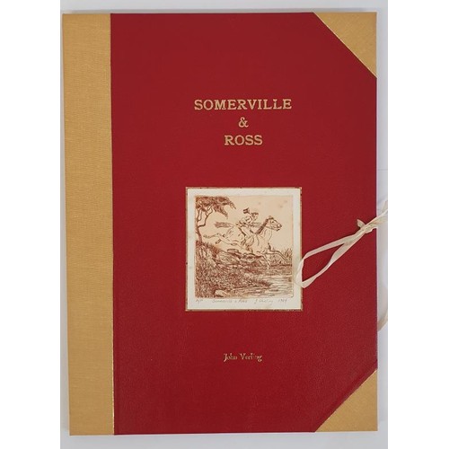 398 - Somerville & Ross - Portfolio of ten (10) original, large Etchings by John Verling Schull Books,... 