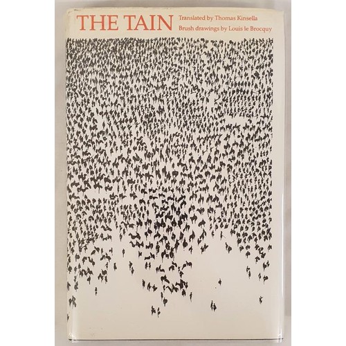 399 - The Táin translated by Thomas Kinsella, Brush Drawings by Louis Le Brocquy. Dolmen Press in a... 