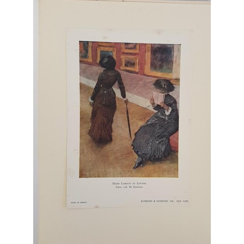 400 - Egon Schiele as a draftsman. (folder with booklet + 15 picture panels) plus collections of coloured ... 