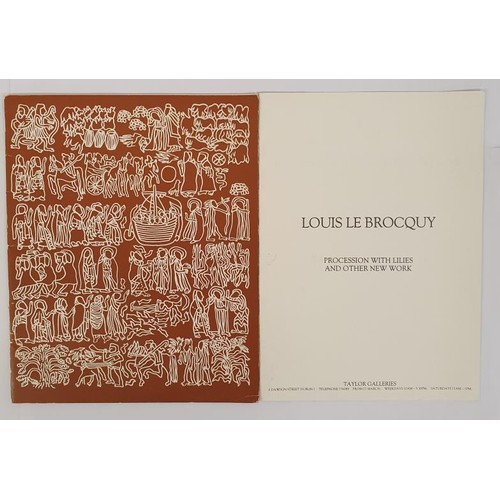 401 - Louis Le Brocquy. Catalogue of famous Le Brocquy tapestry 18 X 14 feet designed by the artist and co... 