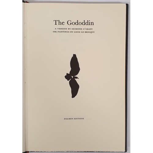 425 - Desmond O’Grady; The Gododdin, a version by Desmond O’Grady, Ink Paintings by Louis Le B... 