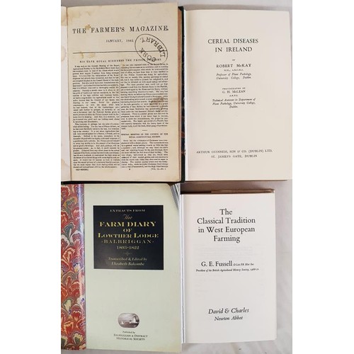 434 - Cork association copy: The Farmer’s Magazine, 1862, 4to half leather bound at St Patrick&rsquo... 