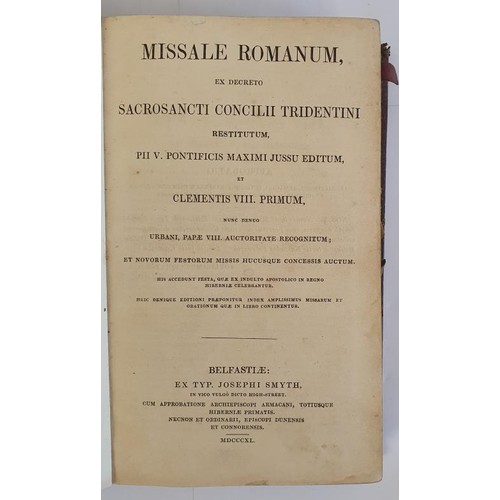 470 - MISSALE ROMANUM, ex Decreto Sacrosancti Concilii Tridentini Restitutum S. Pii V. Pontificis Maximi j... 