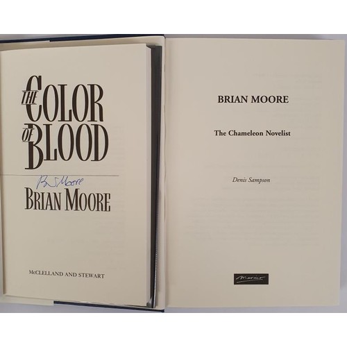 491 - Brian Moore; The Color of Blood, Signed first Canadian edition, first print HB, McClelland and Stewa... 