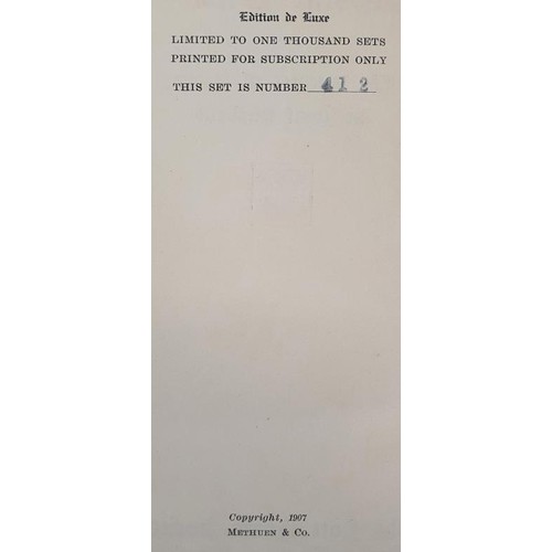 499 - Complete Writing of Oscar Wilde Wilde, Oscar Published by The Nottingham Society, New York. 10 vols ... 