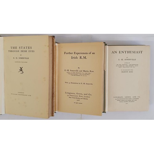 540 - Further Experiences of an Irish RM by Somerville and Ross published by Longmans Green 1908, 1st edit... 