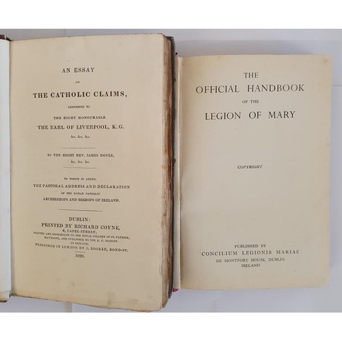 541 - An Essay on Catholic Claims addressed to the RT Hon Earl of Liverpool by the right Rev James Doyle w... 