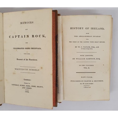 544 - Memoirs of Captain Rock and the Celebrated Irish Chieftain with some Account of His Ancestors. 1824.... 