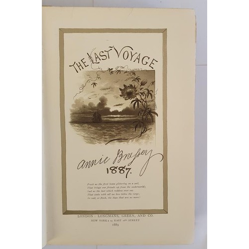 545 - The Last Voyage, to India and Australia, in the Sunbeam Brassey, Lady Published by Longmans, Green a... 