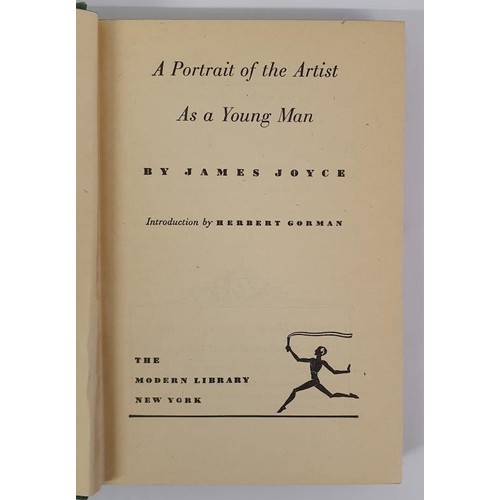 548 - James Joyce. A Portrait of the Artist as a Young Man. New York. 1928. Early U.S. edition with introd... 