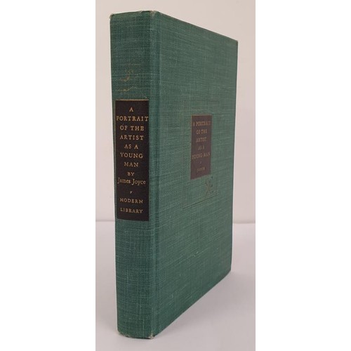 548 - James Joyce. A Portrait of the Artist as a Young Man. New York. 1928. Early U.S. edition with introd... 