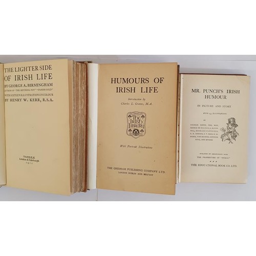 551 - The Lighter Side of Irish Life by George Birmingham, Foulis 1911, 1st edition with 16 colour illustr... 