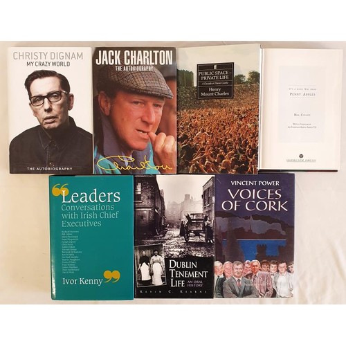 556 - Irish Interest: Voices of Cork by Vincent Power,1997; Dublin Tenement LifAn Oral History by Kevin C ... 