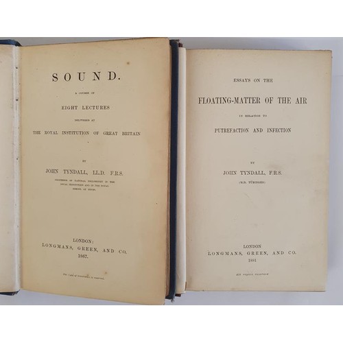 566 - Sound A course of 8 lectures delivered at the Royal Institution of Great Britian, written by John Ty... 