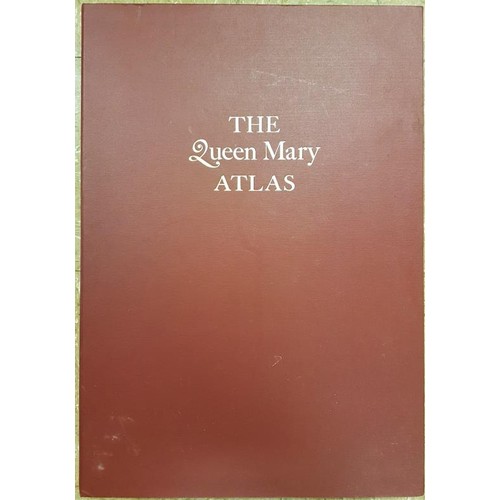 570 - The Queen Mary Atlas BARBER, PETER Published by Folio Society, London, 2005.Full gilt lettered red c... 