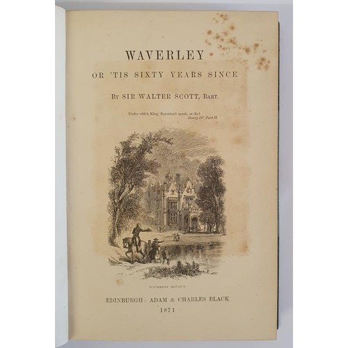 601 - Waverley Novels Centenary Edition Watlter Scott Published by Adam and Charles Black, London, 1871, b... 