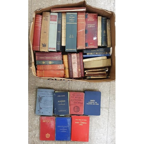 604 - World Interst: Collection of World Travel and Country Information books . Including Brown's Maderia ... 