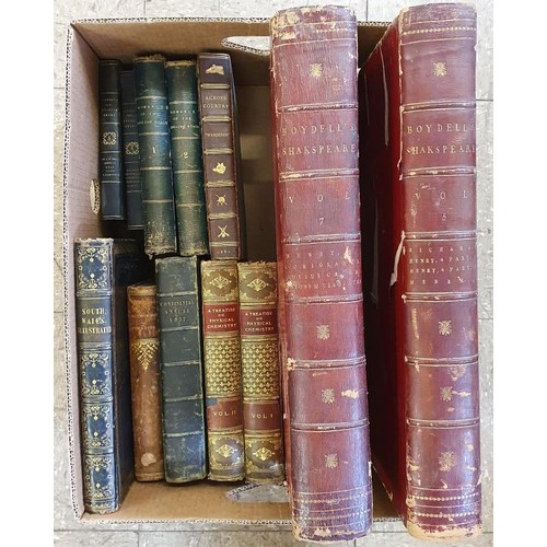 612 - Fine Bindings: Consisting of Romance of the English Stage Vol 1-2; Continental Annual 1832; South Wa... 