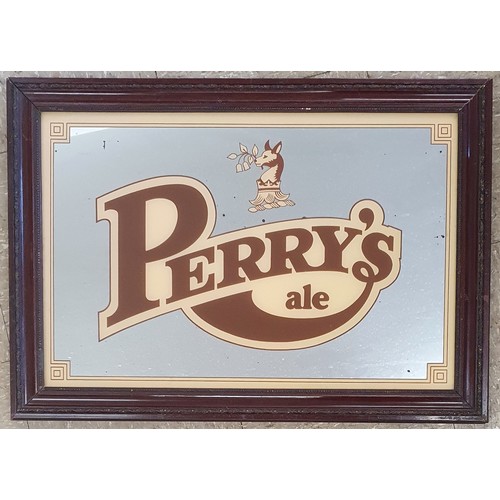 41 - Perry's Ale, Rathdowney Pub Advertising Mirror 27in x 19in