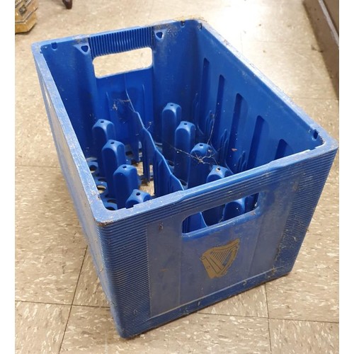 66 - Vintage Harp Blue Bottle Crate