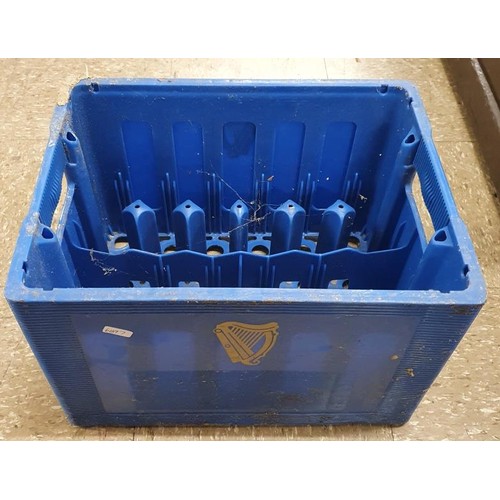 66 - Vintage Harp Blue Bottle Crate